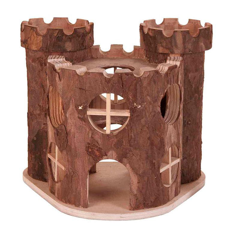 Castillo de madera 17x15x12cm