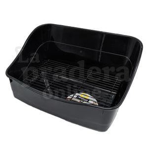 Bandeja higiénica con rejilla