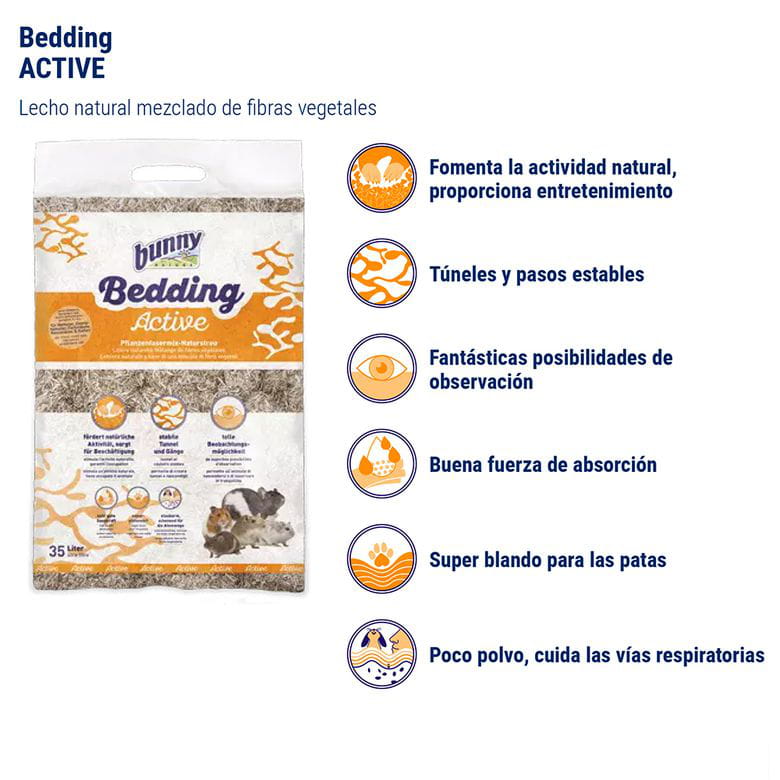Bunny Bedding Active + 12,5L Gratis