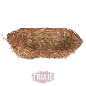 Cesta de Heno y Mimbre