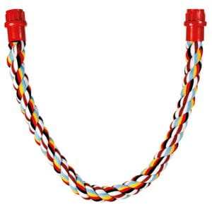 Cuerda trenzada multicolor