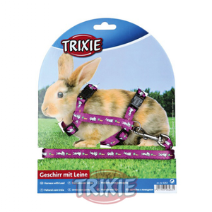 Arnés y correa conejo trixie