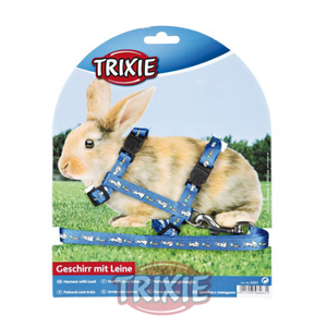 Arnés y correa conejo trixie