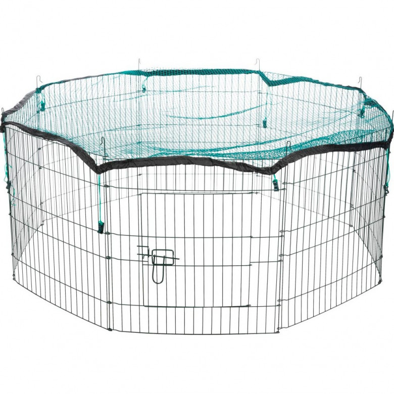 Parque exterior con red (60 x 57cm)x8