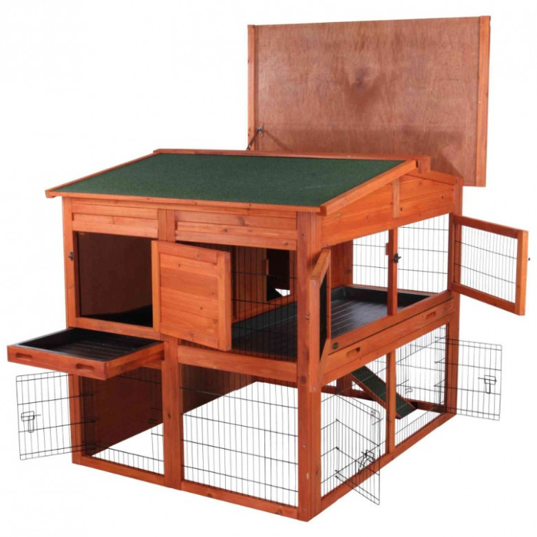 Caseta con parque 135x115x112cm