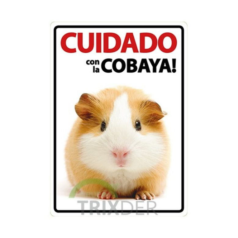 Cartel 'Cuidado con la Cobaya'