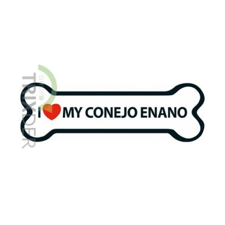 Imán 'I Love my Conejo Enano'