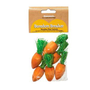 Pack 6 zanahorias de madera