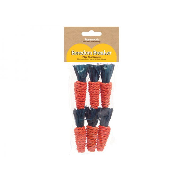 Pack de 6 zanahorias de sisal