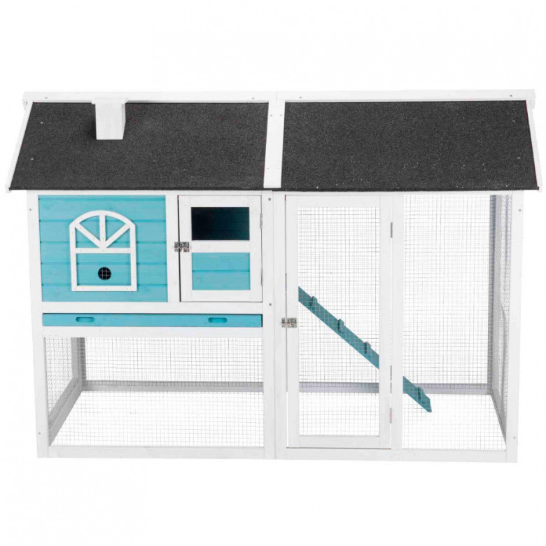 Recinto exterior azul 156x110x80cm