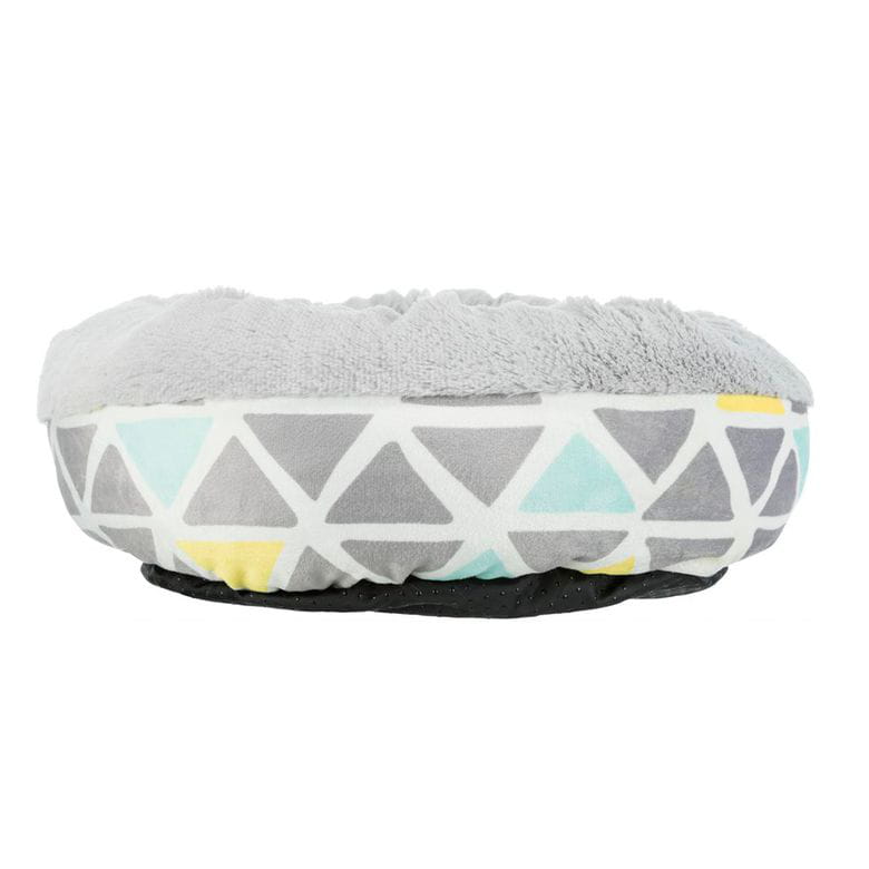 Cama de peluche redonda