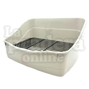 Bandeja higiénica con rejilla