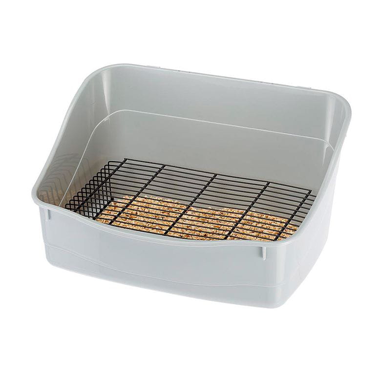 Bandeja higiénica con rejilla