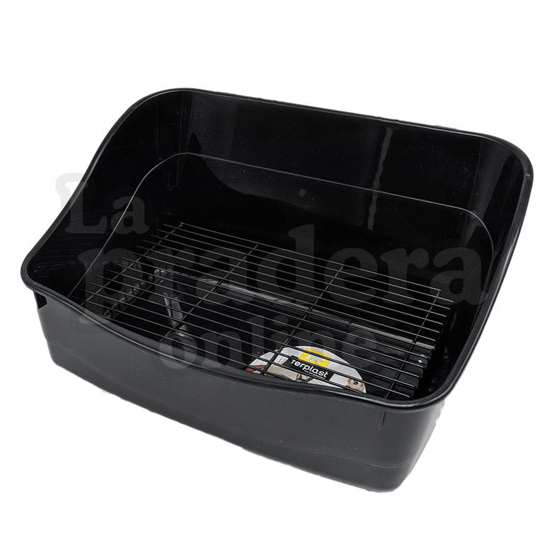 Bandeja higiénica con rejilla