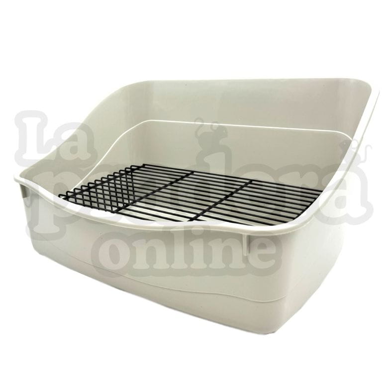 Bandeja higiénica con rejilla