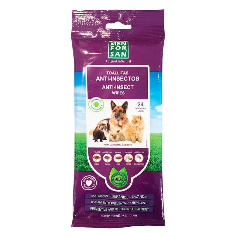 Toallitas anti insectos 24u