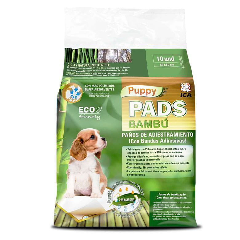 Empapadores de Bambú con adhesivos