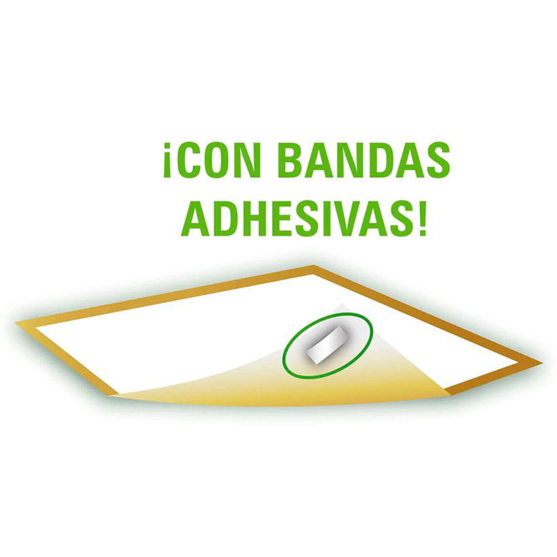 Empapadores de Bambú con adhesivos