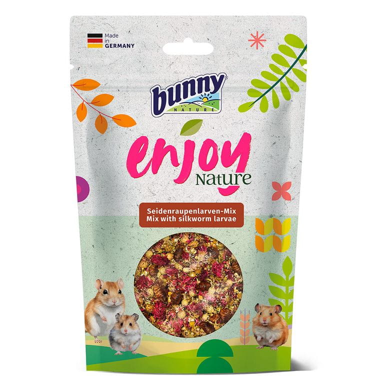 Bunny Enjoy - Mezcla con larvas de gusano de seda