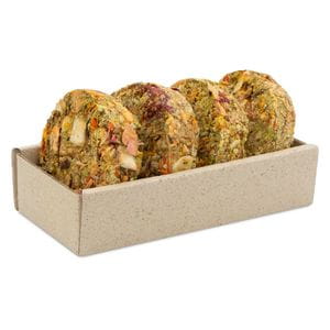 Medallones de caléndula y plátano