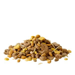 Crispy snack fibres