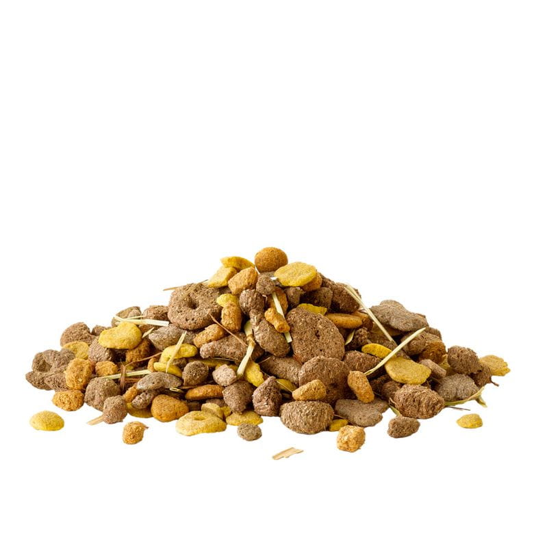 Crispy snack fibres